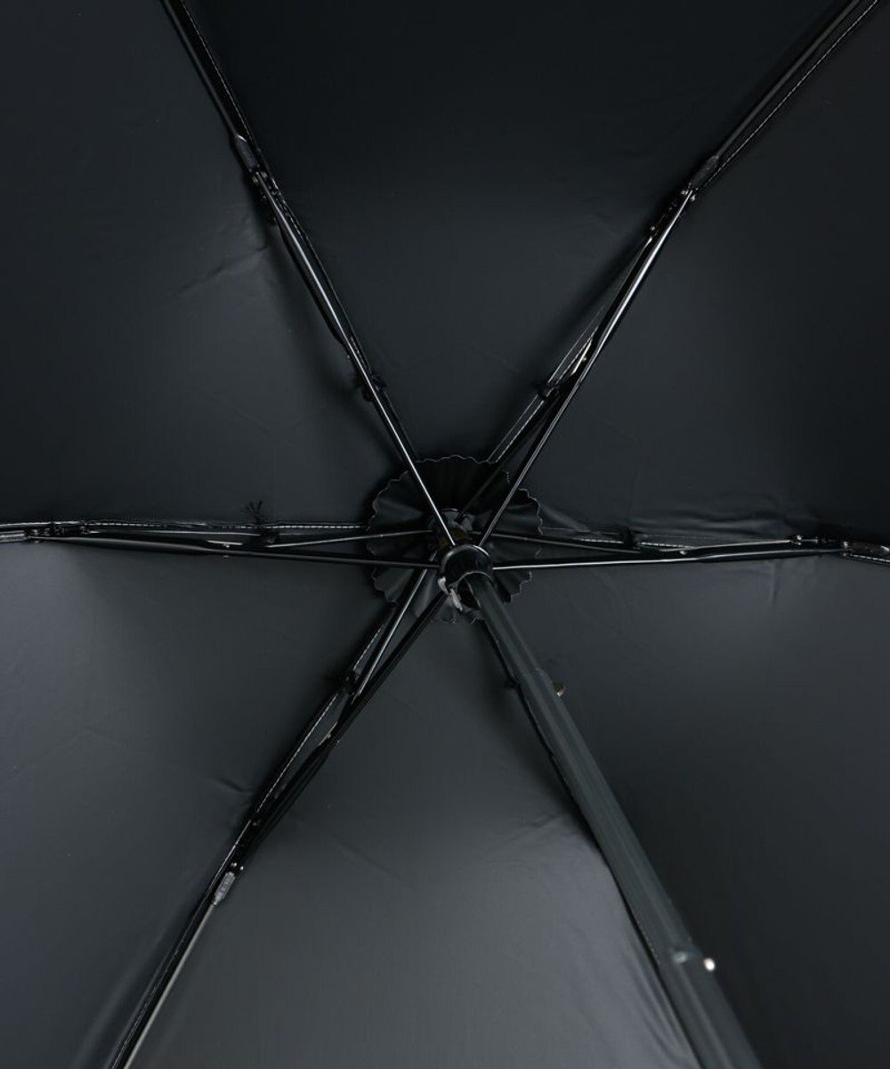 AURORA 【 NINA RICCI（ニナリッチ）】アップリケ刺しゅう/パイピング晴雨兼用傘（折りたたみ傘） 