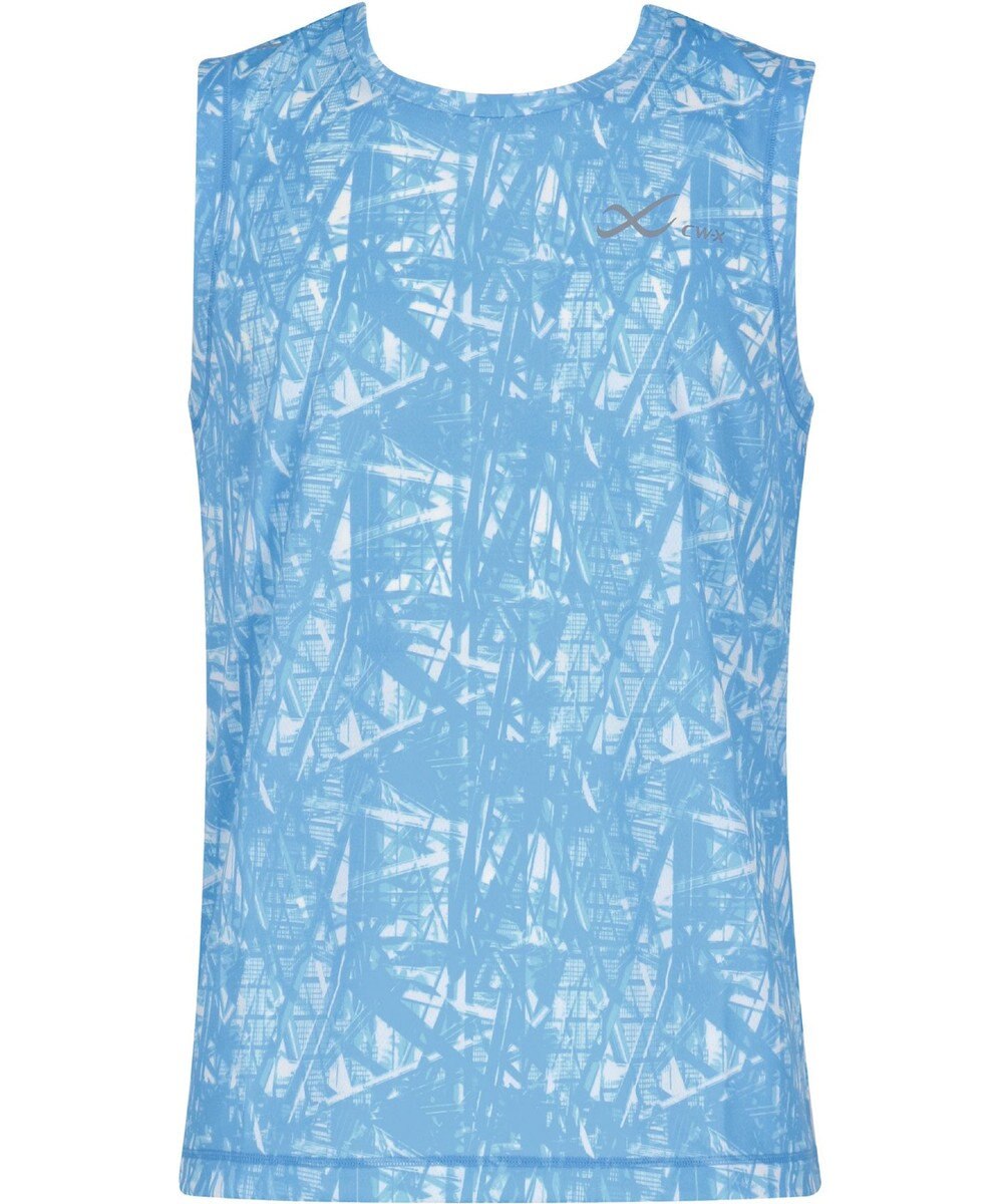 CW-X 【MEN】 CW-X トップス 【薄軽ランニングシャツ】 ノースリーブ タンクトップ Ｕネック 吸汗速乾性(本体) メンズ DLO150 /ワコール 