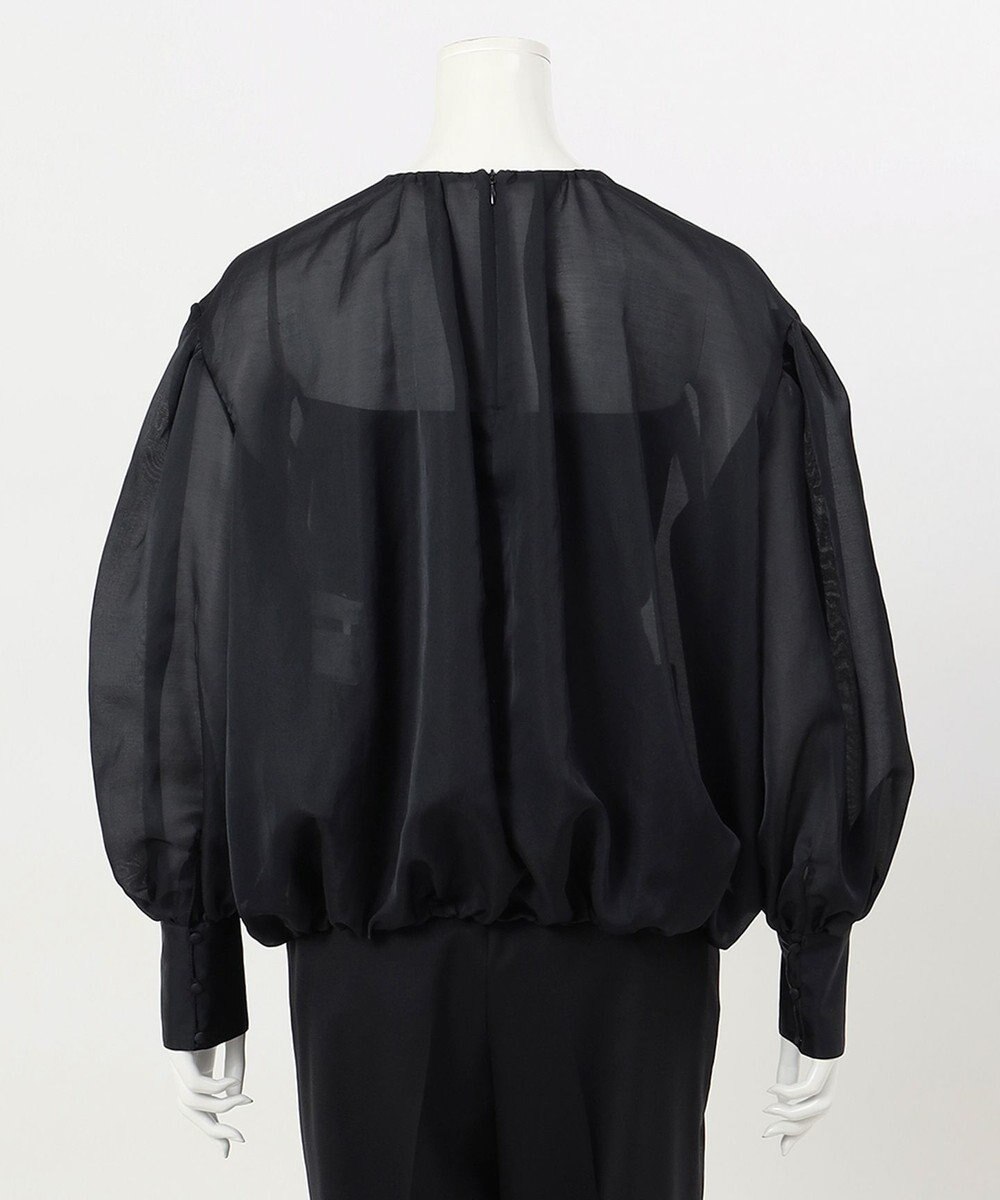 23区 【エステータ】シルクコットンオーガンジー ブラウス 