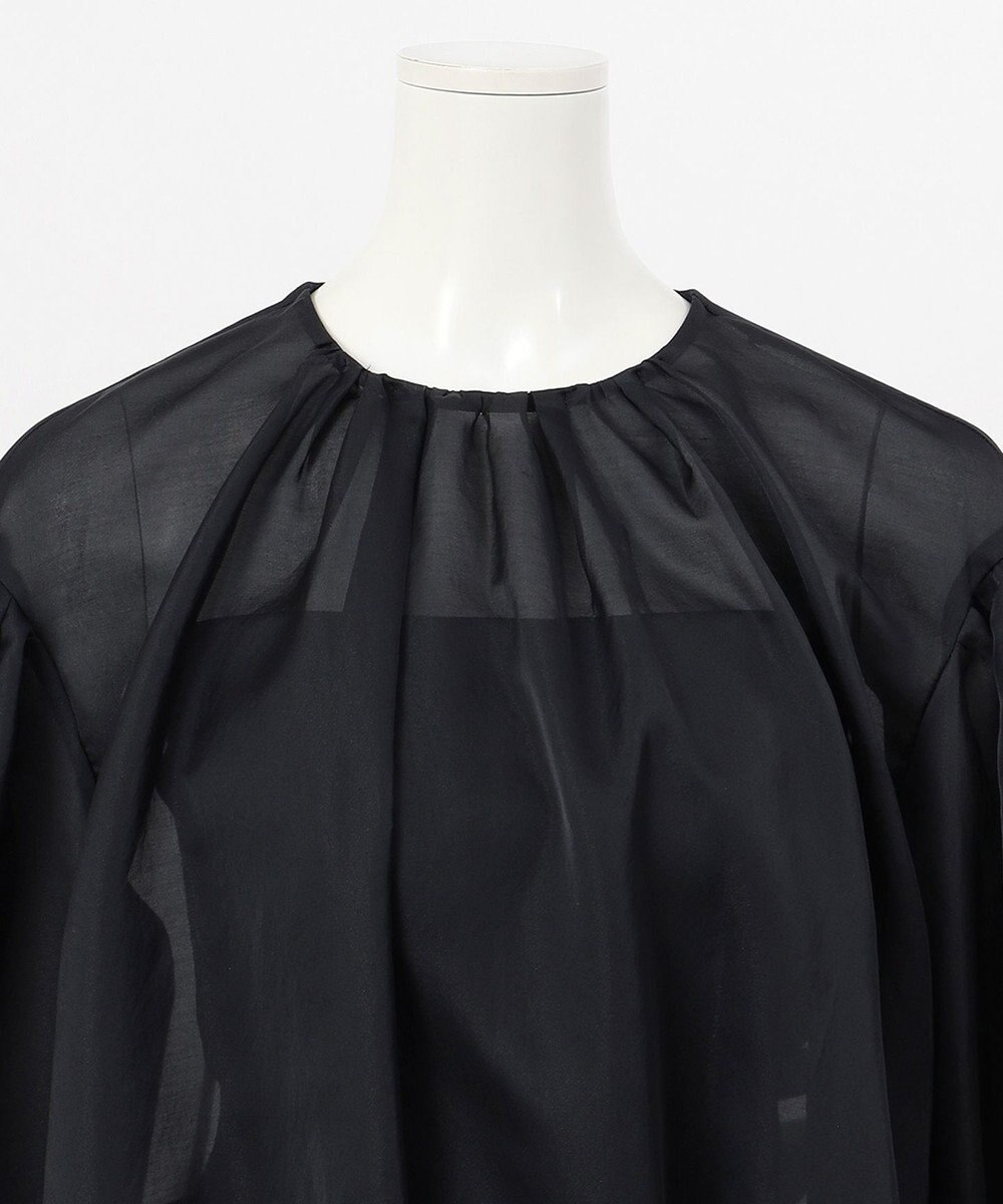 23区 【エステータ】シルクコットンオーガンジー ブラウス 
