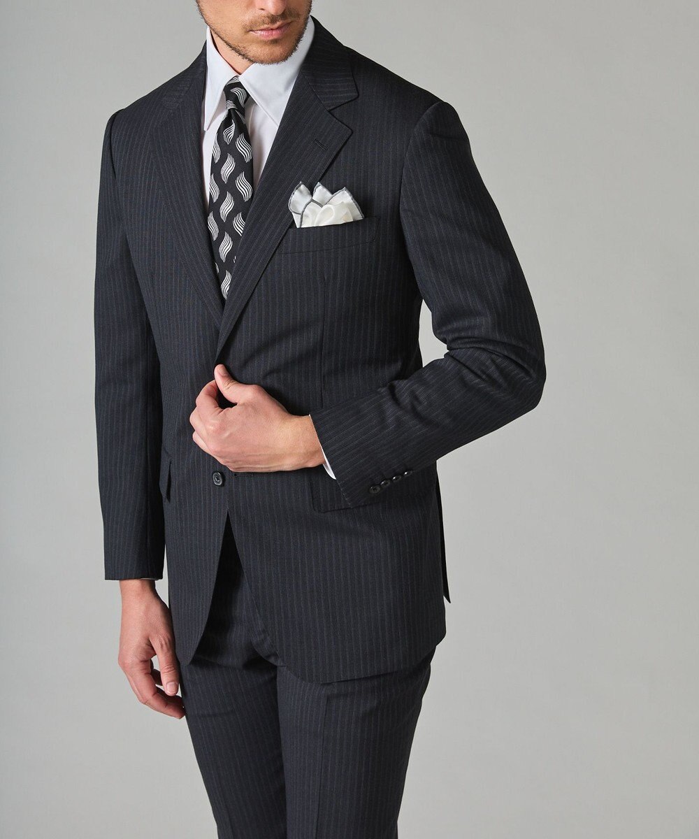 GOTAIRIKU 【形態安定/コンバーチブルカフス仕様】PREMIUMPLEATS_レギュラーカラー 通年ドレスシャツ 