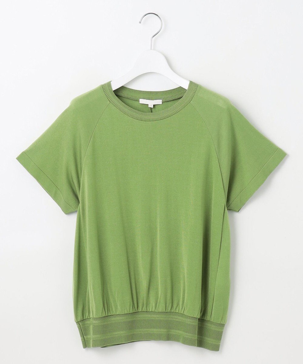 自由区 【接触冷感・UVケア・洗える】ドレーピーラグランスリーブ ニットソー 