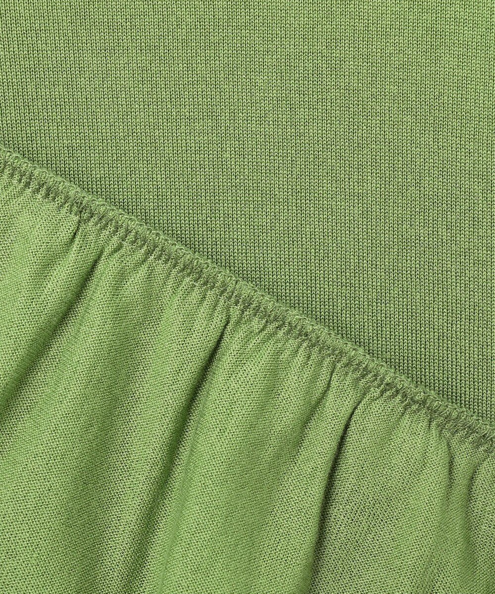 自由区 【接触冷感・UVケア・洗える】ドレーピーラグランスリーブ ニットソー 