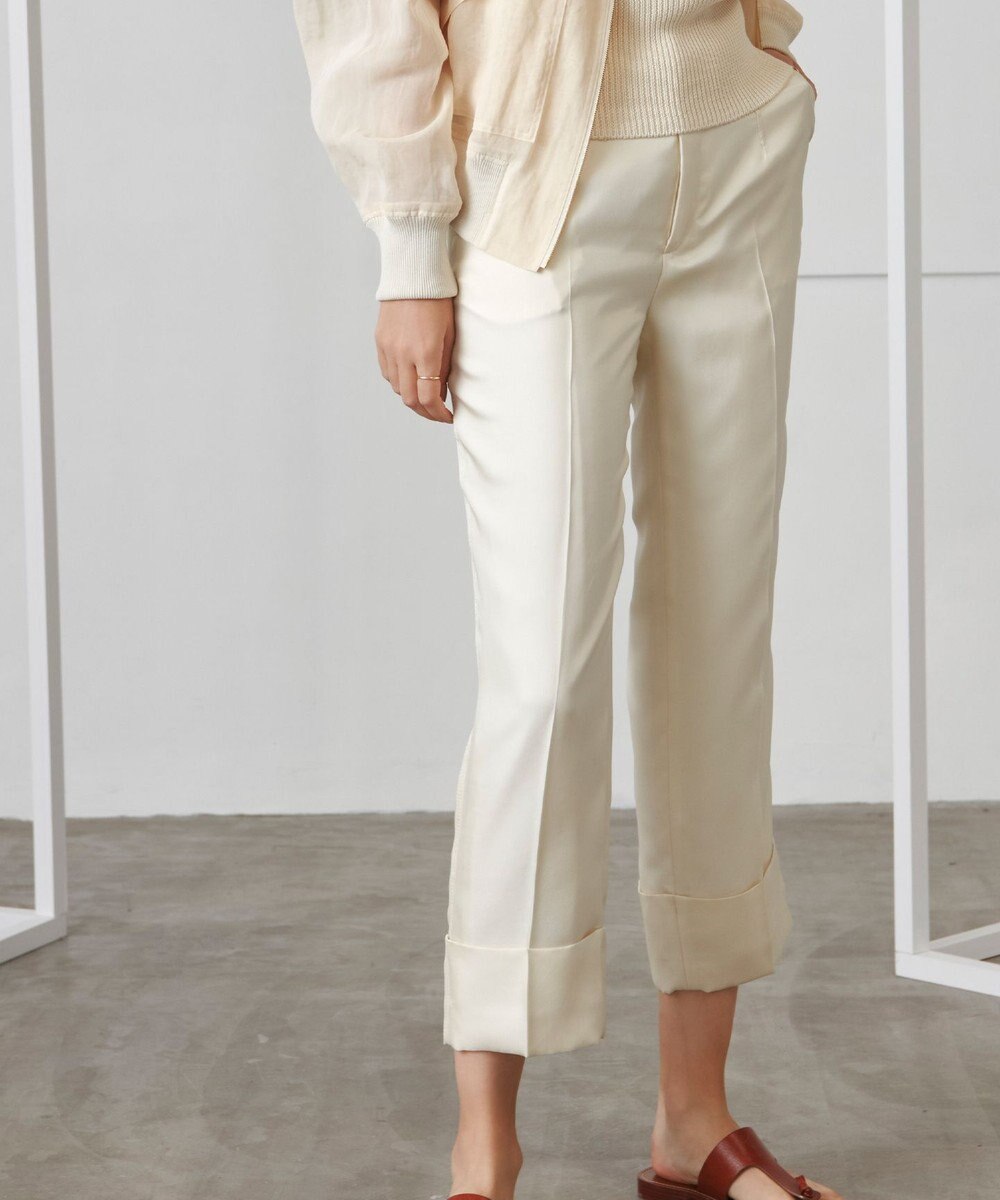 BEIGE， CARO / クロップドパンツ 