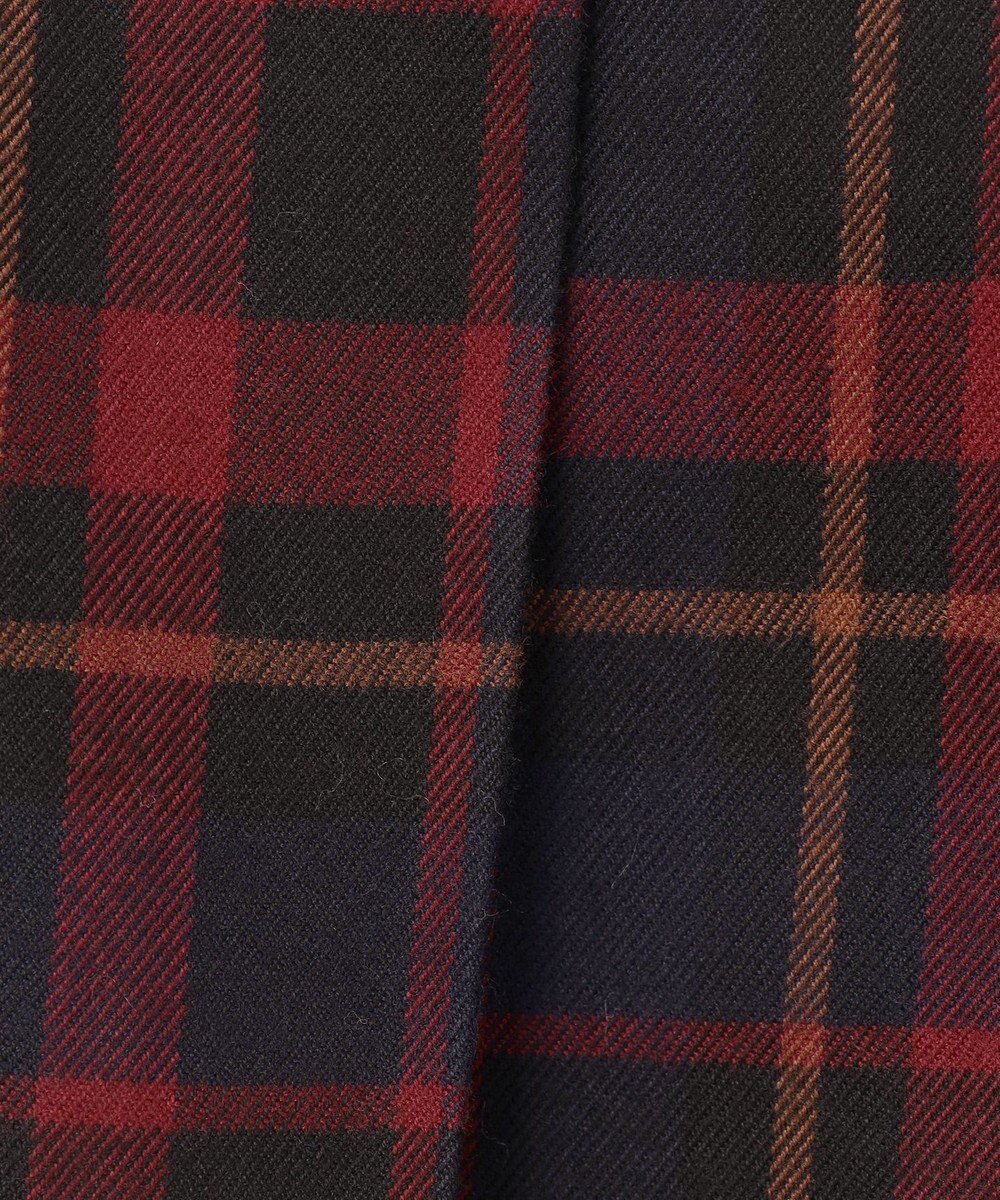 ANY KIDS チェック柄 プリーツ キュロット 