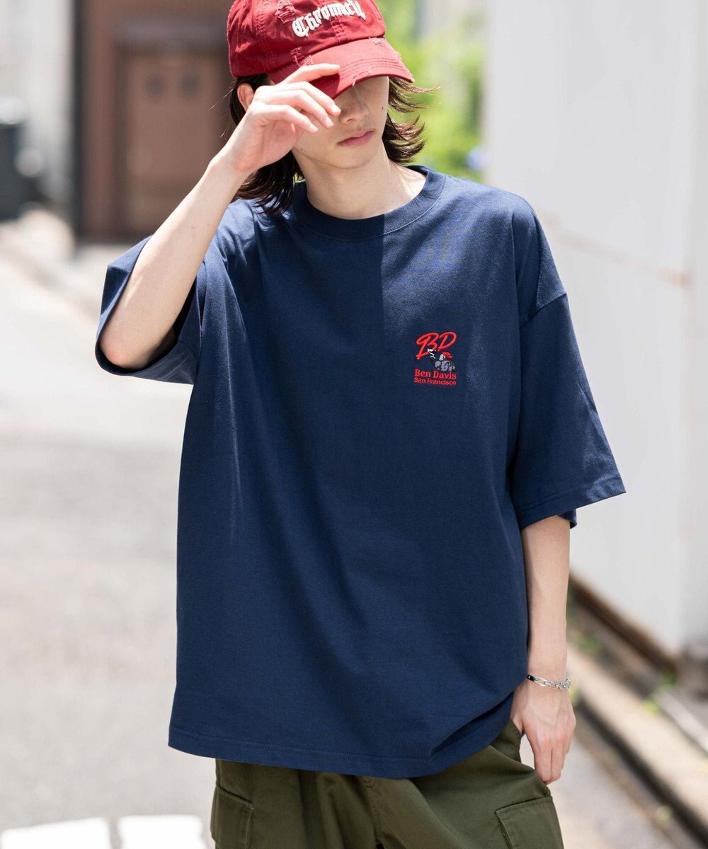 WEGO 【接触冷感/吸水速乾/ユニセックス着用ITEM/SMLサイズ展開】別注BENDAVISクールタッチワンポイントT（SS） 