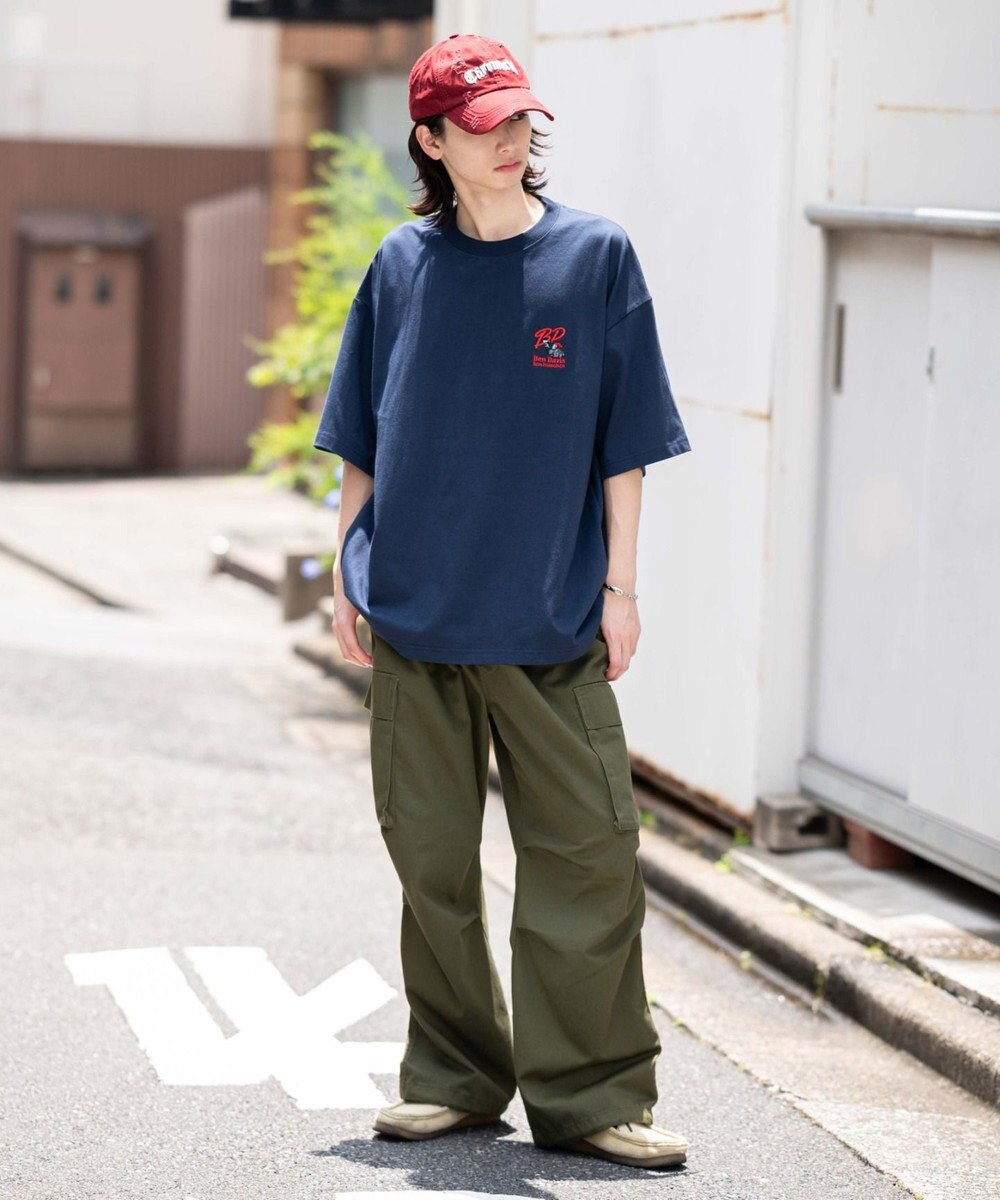 WEGO 【接触冷感/吸水速乾/ユニセックス着用ITEM/SMLサイズ展開】別注BENDAVISクールタッチワンポイントT（SS） 