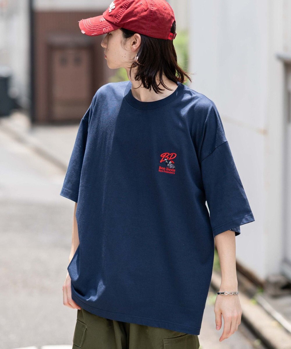 WEGO 【接触冷感/吸水速乾/ユニセックス着用ITEM/SMLサイズ展開】別注BENDAVISクールタッチワンポイントT（SS） 