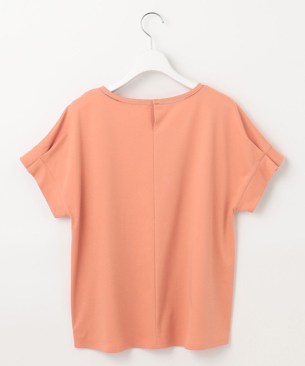 J.PRESS LADIES 【WEB限定カラーあり・接触冷感・UVケア】コンパクトコットンスムース タックスリーブ カットソー 