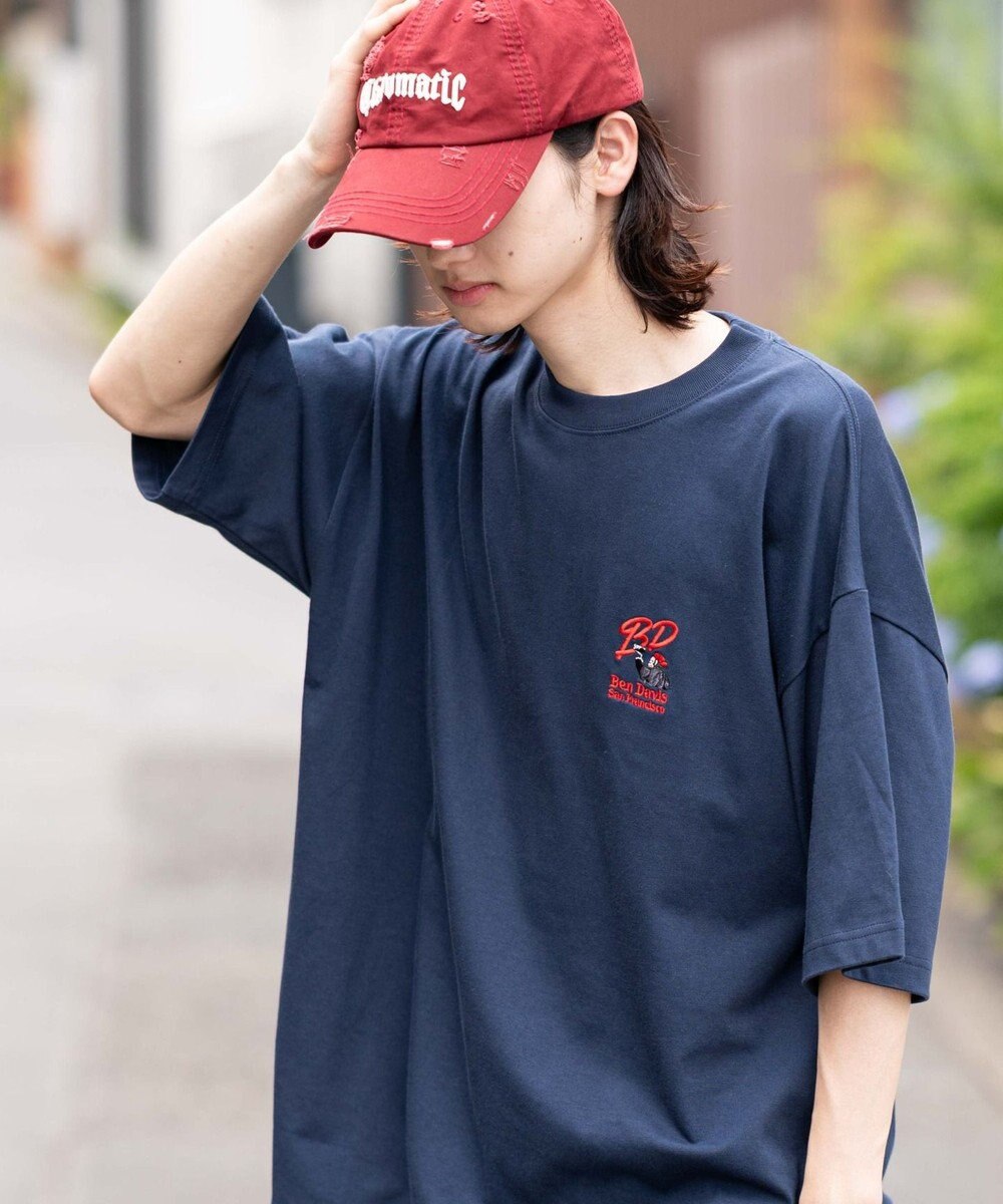 WEGO 【接触冷感/吸水速乾/ユニセックス着用ITEM/SMLサイズ展開】別注BENDAVISクールタッチワンポイントT（SS） 