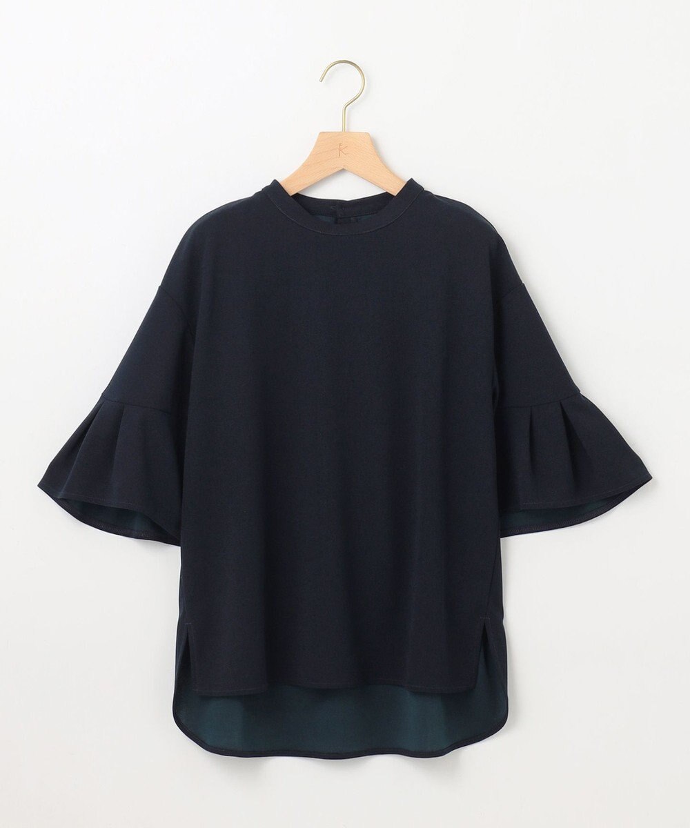 組曲 【UVケア・接触冷感】ライトアムンゼンジャージー袖フレア トップス 