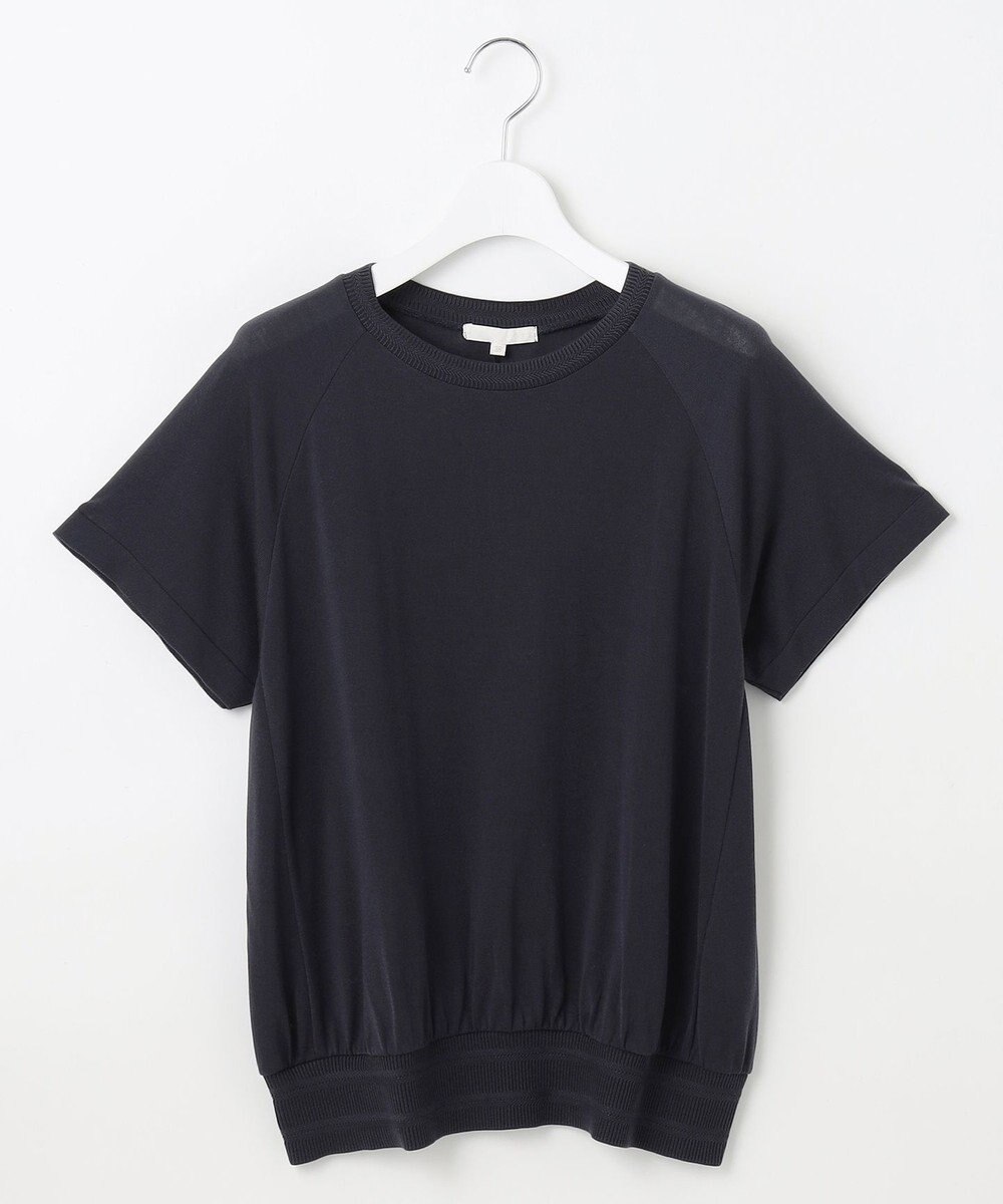 自由区 【接触冷感・UVケア・洗える】ドレーピーラグランスリーブ ニットソー 