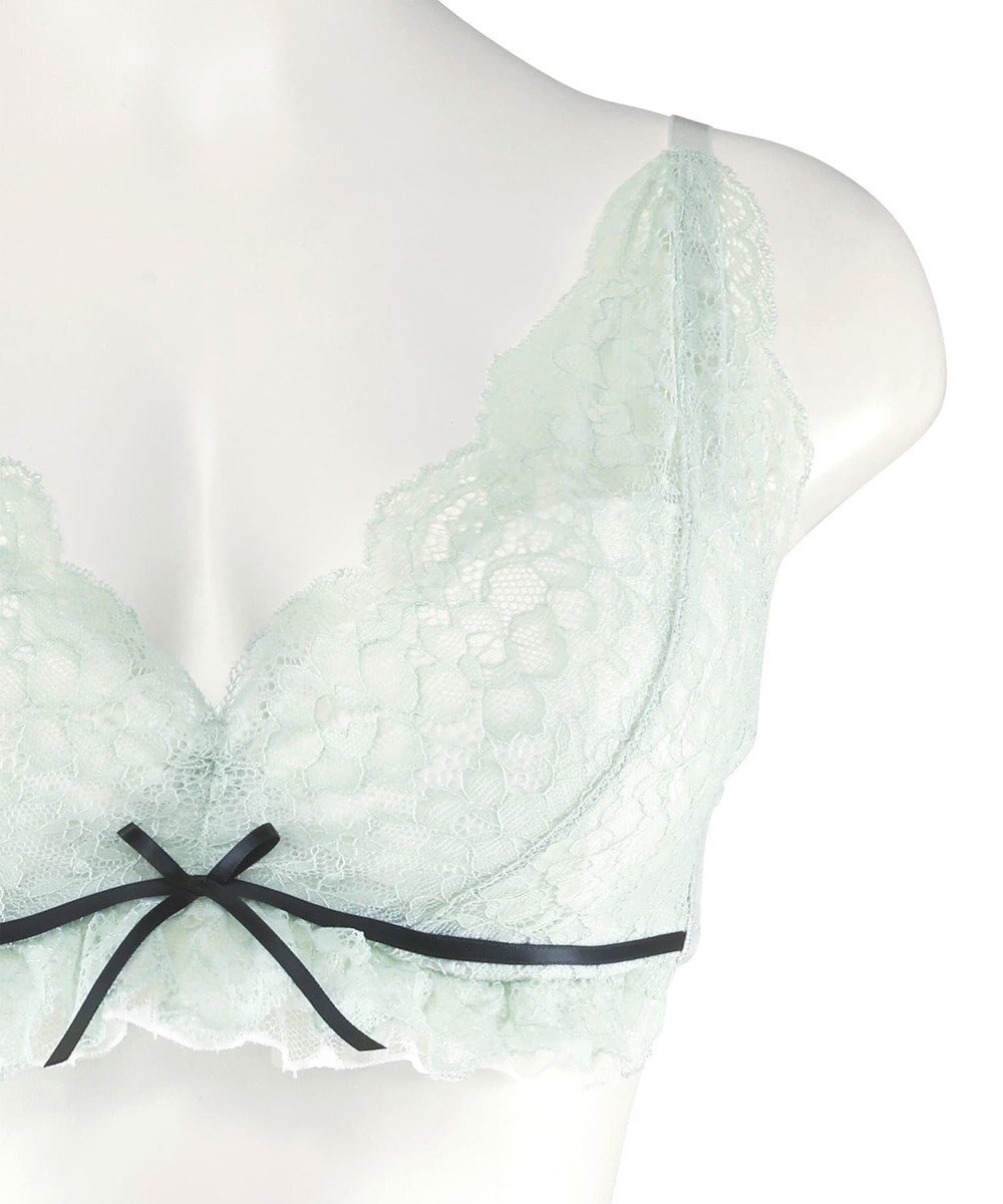 San-ai Resort（三愛水着楽園） レーシーバイカラーノンワイヤーブラセット 【northerly】 