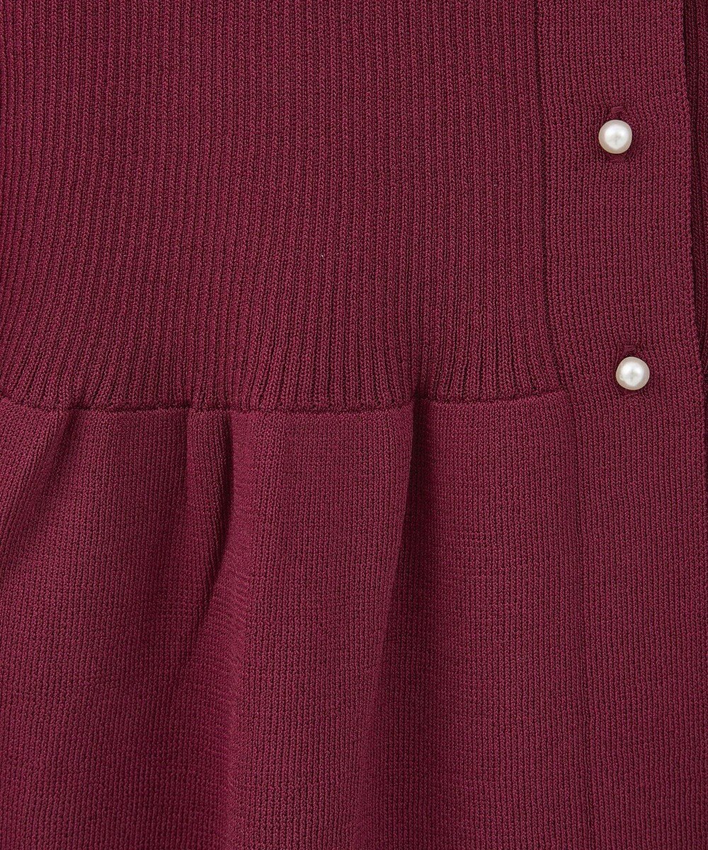 earth music&ecology 【接触冷感】ペプラムニットカーディガン 