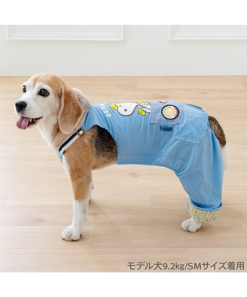 PET PARADISE スヌーピー ウッドストック モリモリ オーバーオール 中型犬 