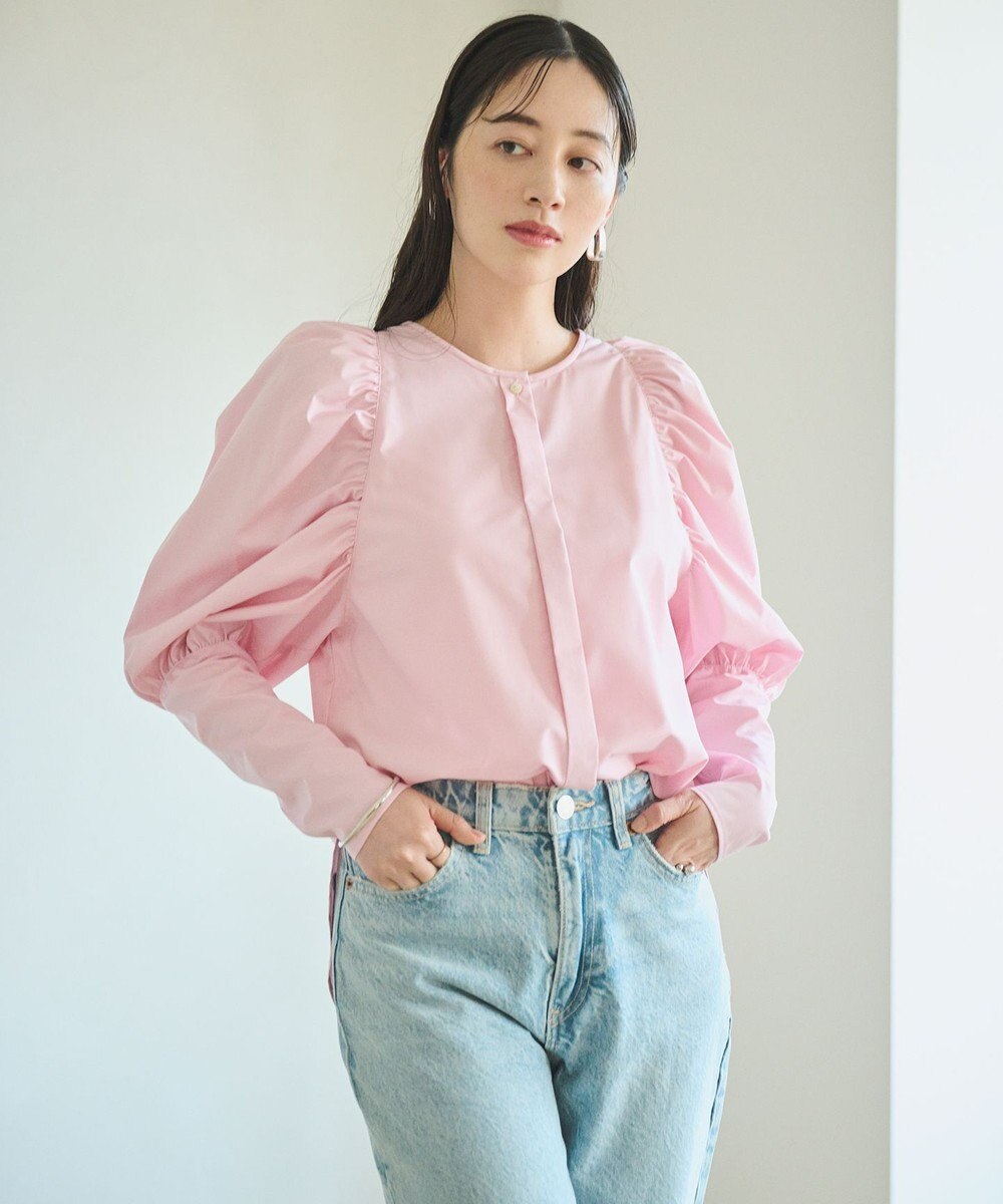 #Newans 【アイロンいらず】ジュリエットスリーブブラウス 