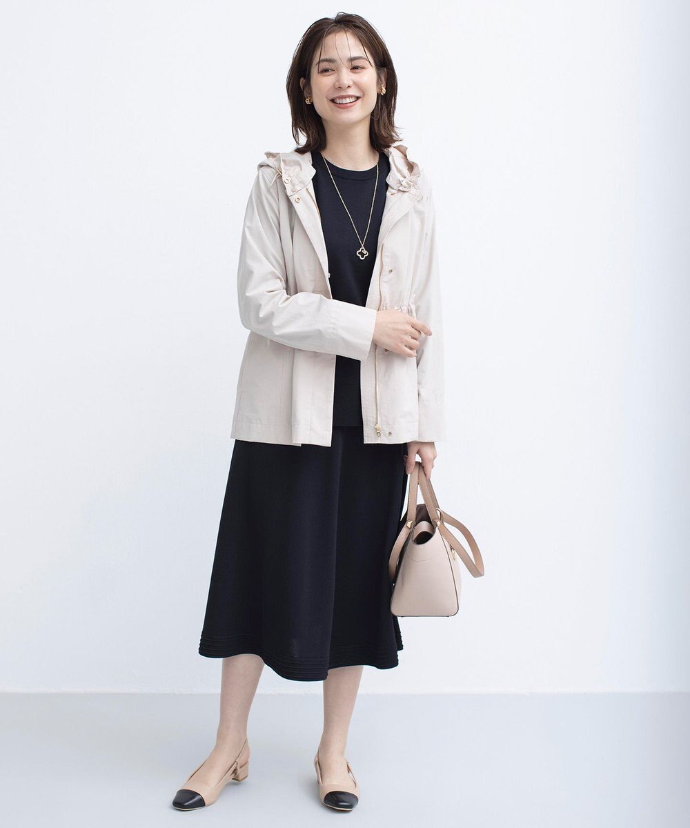 組曲 L 【フード取り外し可】2WAYショート丈ライトアウター 