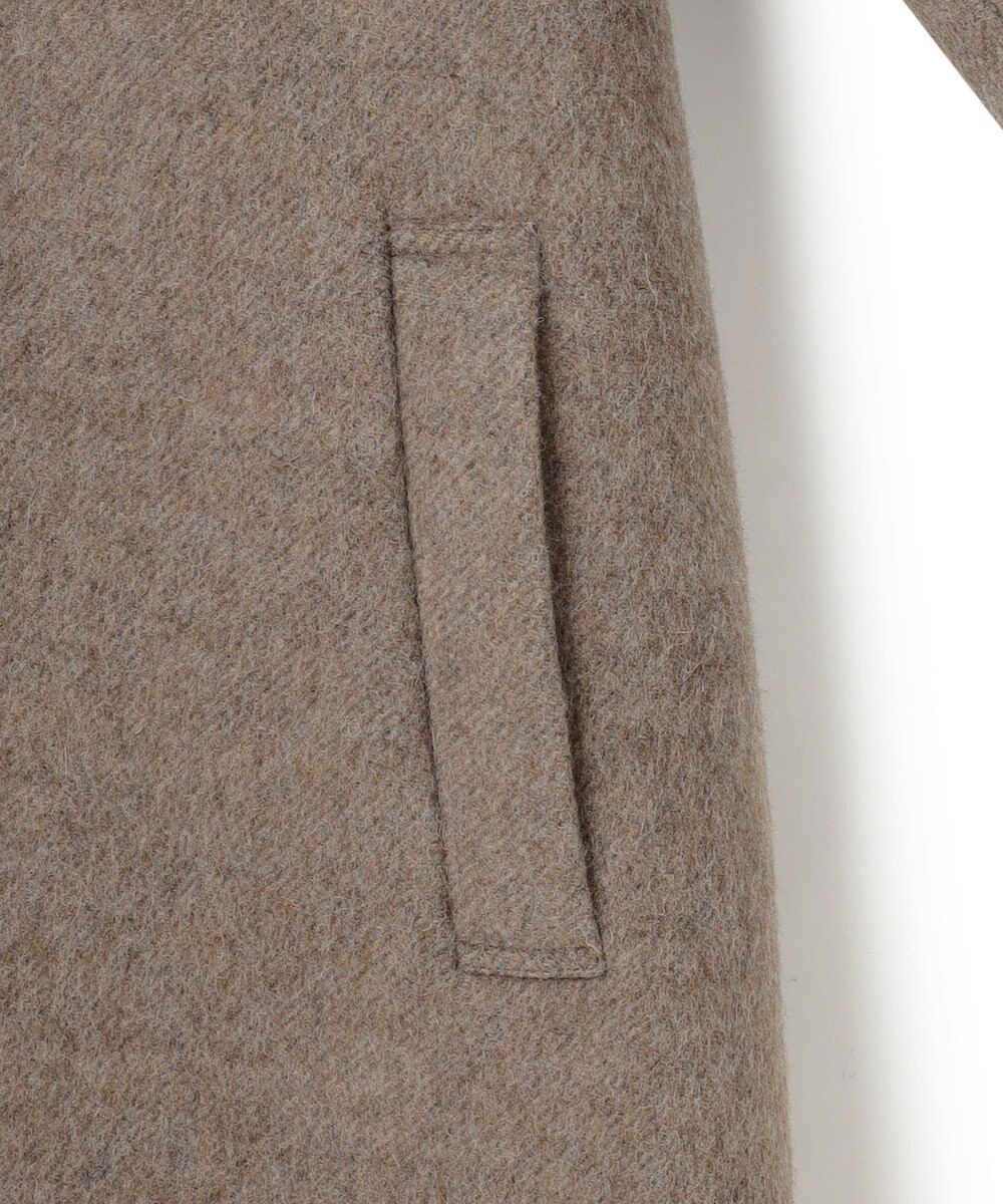 ICB ライトシャギーボンディング ステンカラーコート 