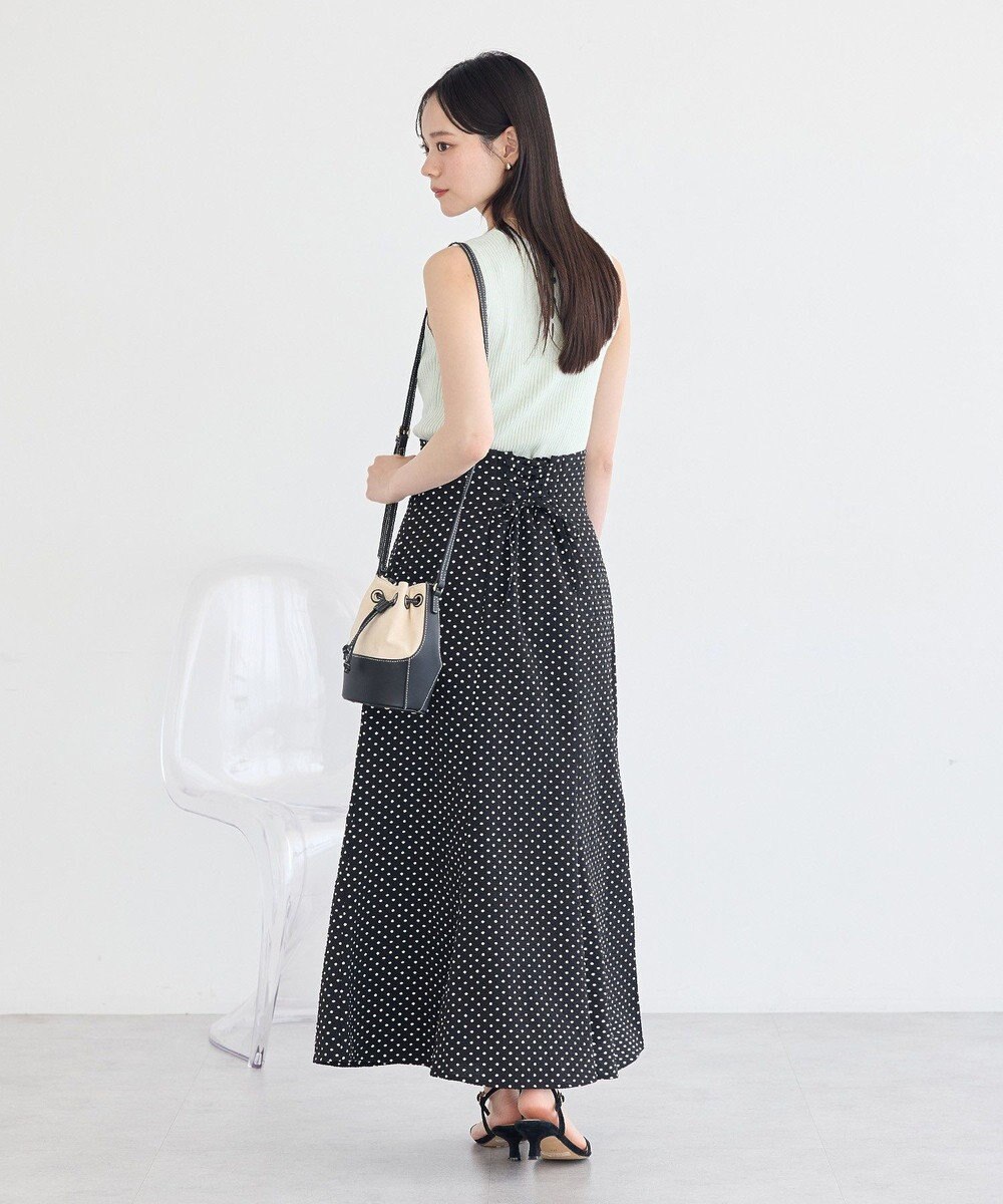 earth music&ecology 前後2WAYスリット釦タンクトップ 