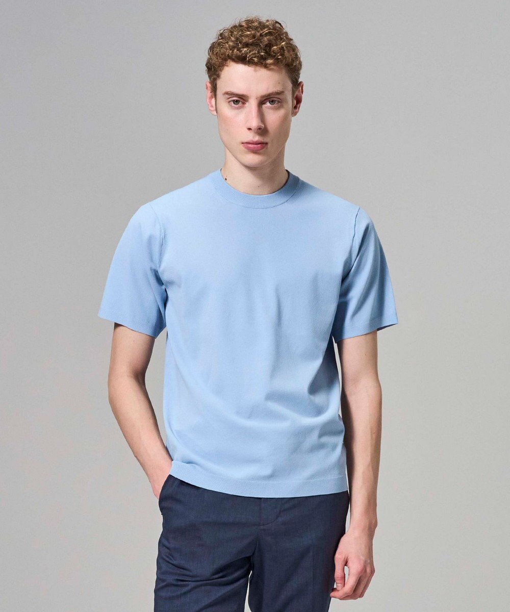 JOSEPH HOMME 【新色追加】リュクスレーヨン　クルーネック半袖ニット 