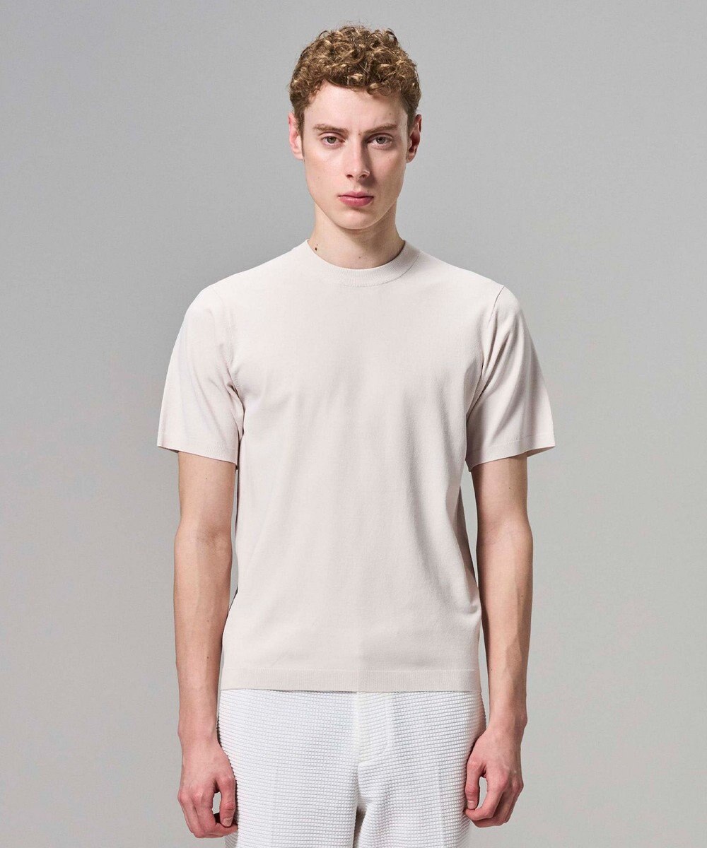 JOSEPH HOMME 【新色追加】リュクスレーヨン　クルーネック半袖ニット 