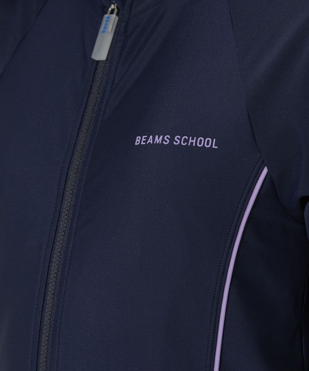 BEAMS SCHOOL 長袖フルZIPラッシュガード 