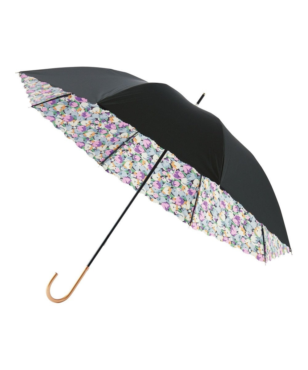 MOONBAT estaa 晴雨兼用 長傘 日傘 ブルーミング 遮光 遮熱 UV ブラック