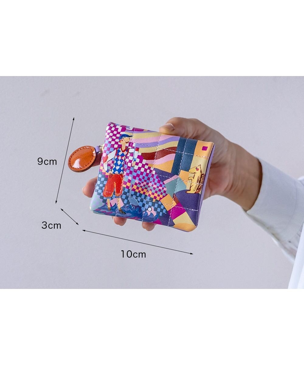 tsumori chisato CARRY カラフルランドスケープ 2つ折り財布 ミニ財布 