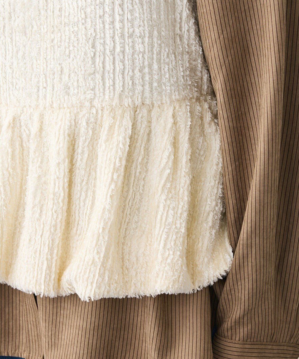 Green Parks 表面感ベロアバルーンキャミビスチェ 