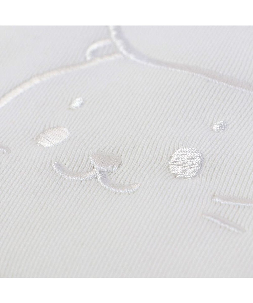 Mother garden しろたん＆らっこいぬ 白刺繍トレーナー《オフホワイト》 S / M / L / XL 