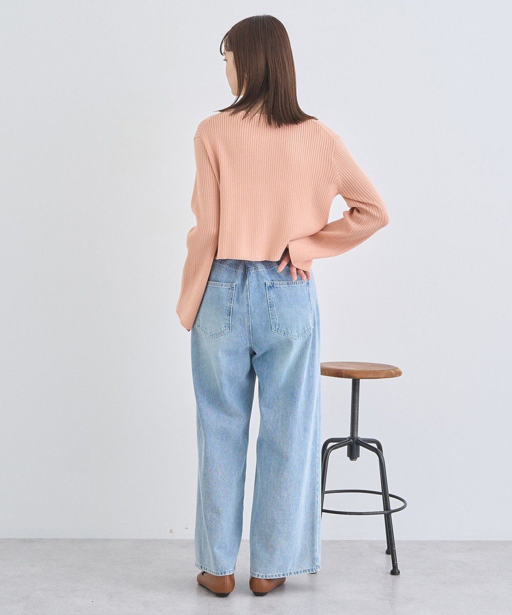 earth music&ecology ダブルジップニットカーディガン 