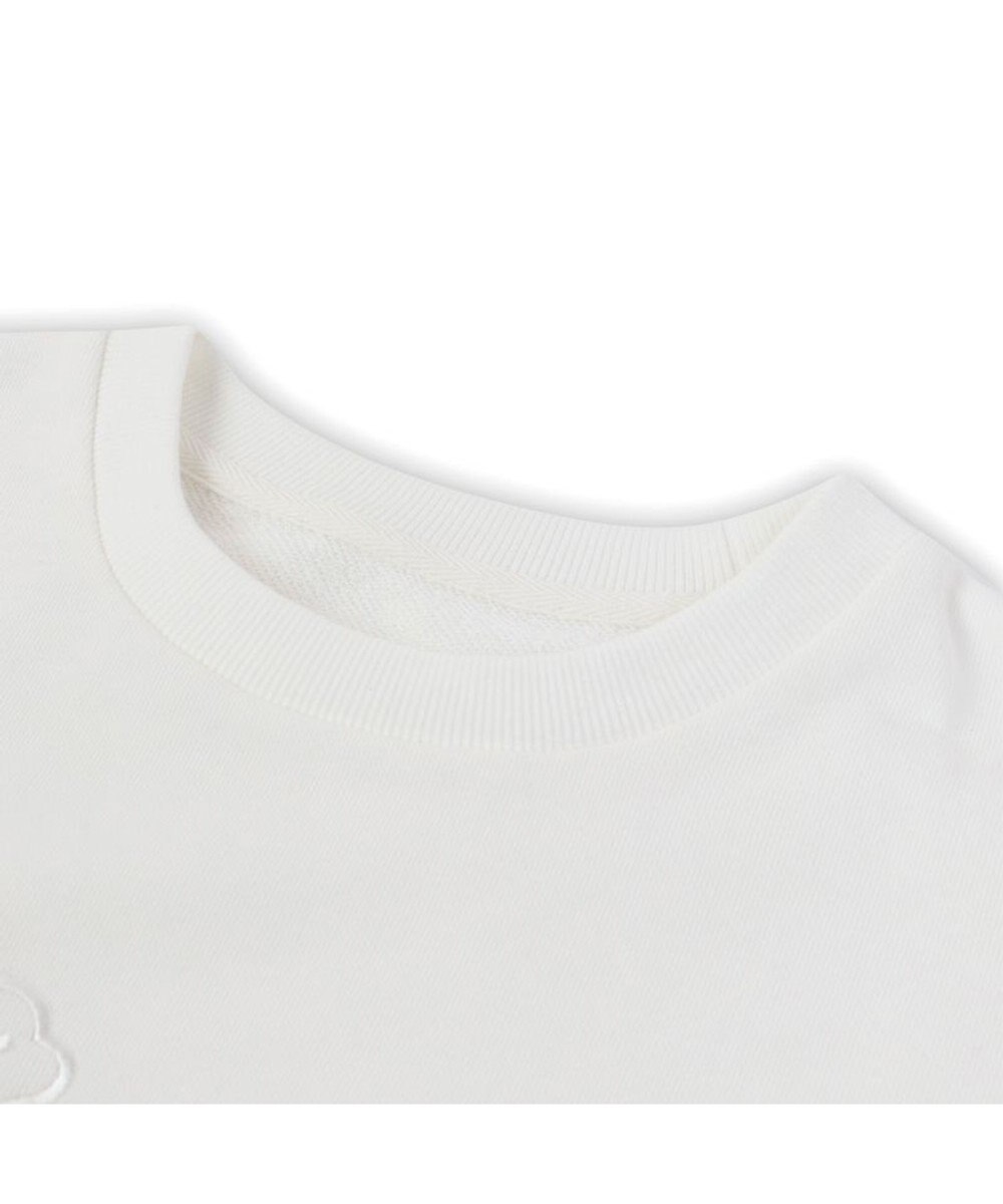 Mother garden しろたん＆らっこいぬ 白刺繍トレーナー《オフホワイト》 S / M / L / XL 