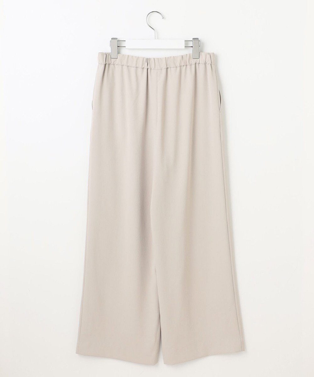 J.PRESS LADIES 【洗える・接触冷感・吸水速乾】Lightジョーゼット ワイド パンツ 