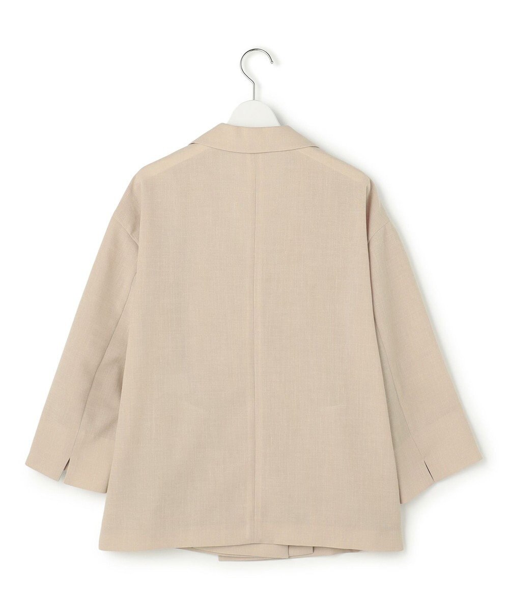 ICB ドライアセテートスラブ 8分袖ジャケット 