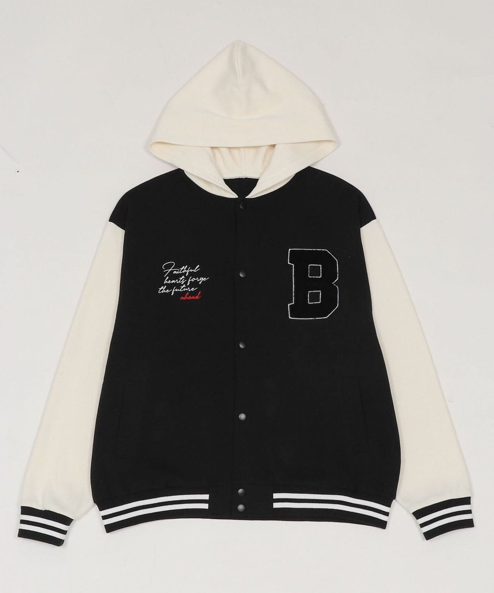 WEGO 【ユニセックス着用ITEM】スウェットフードスタジャン 