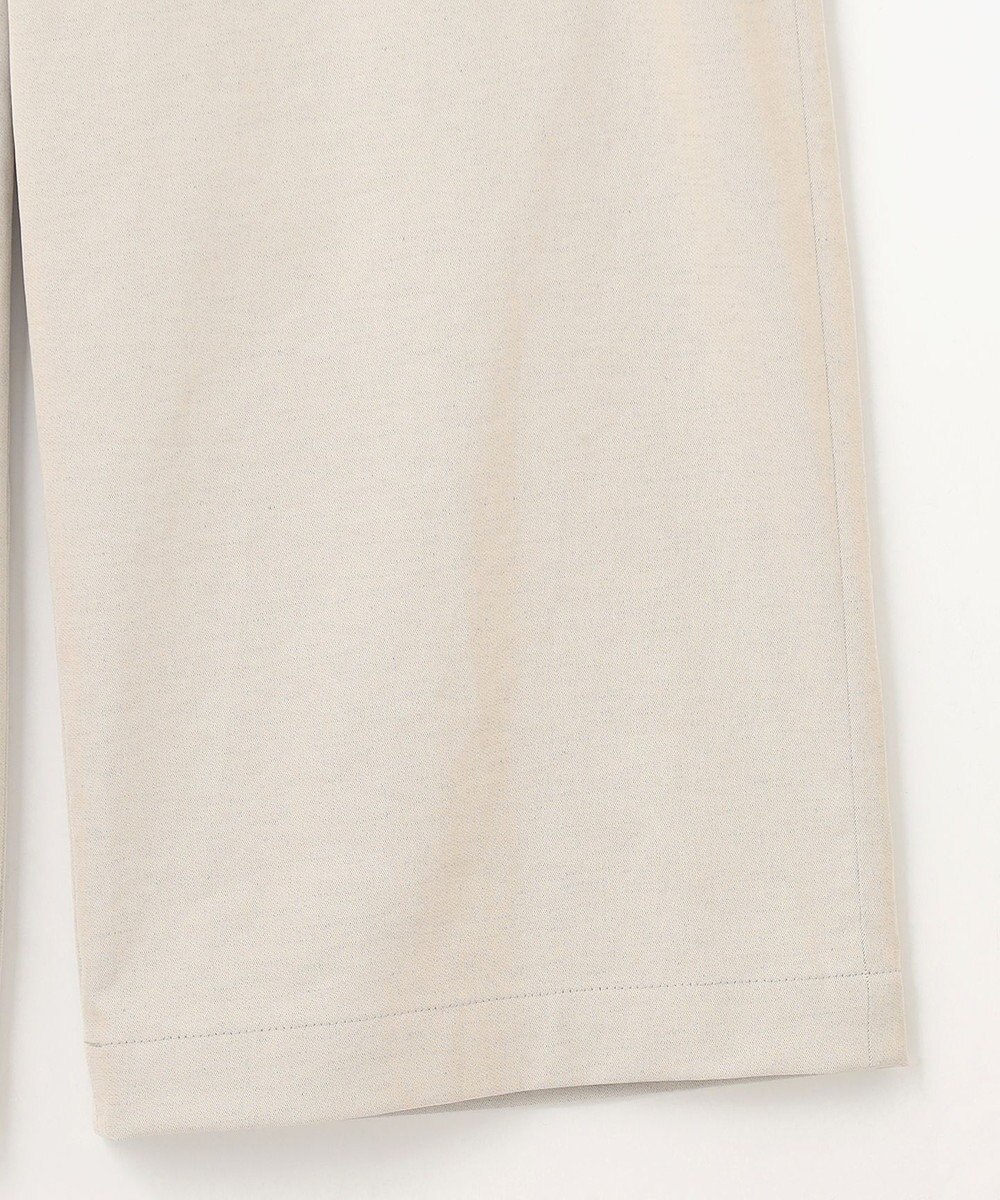 J.PRESS LADIES L 【洗える・吸水速乾・接触冷感】リネンツイル パンツ 