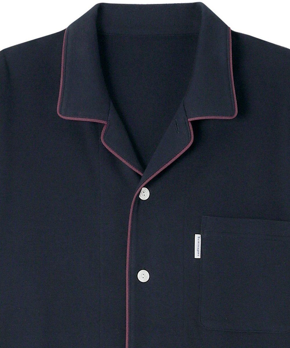 ワコール／睡眠科学 メンズ パジャマ 長袖 長ズボン 綿100%(本体) 天綿使用 レディースパジャマあり(YDW446) 上下セット 前開き YGW447 睡眠科学／ワコール 