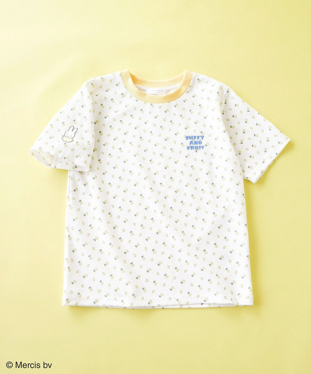 Green Parks ｍｉｆｆｙ／フルーツプリントワッフルＴシャツ 