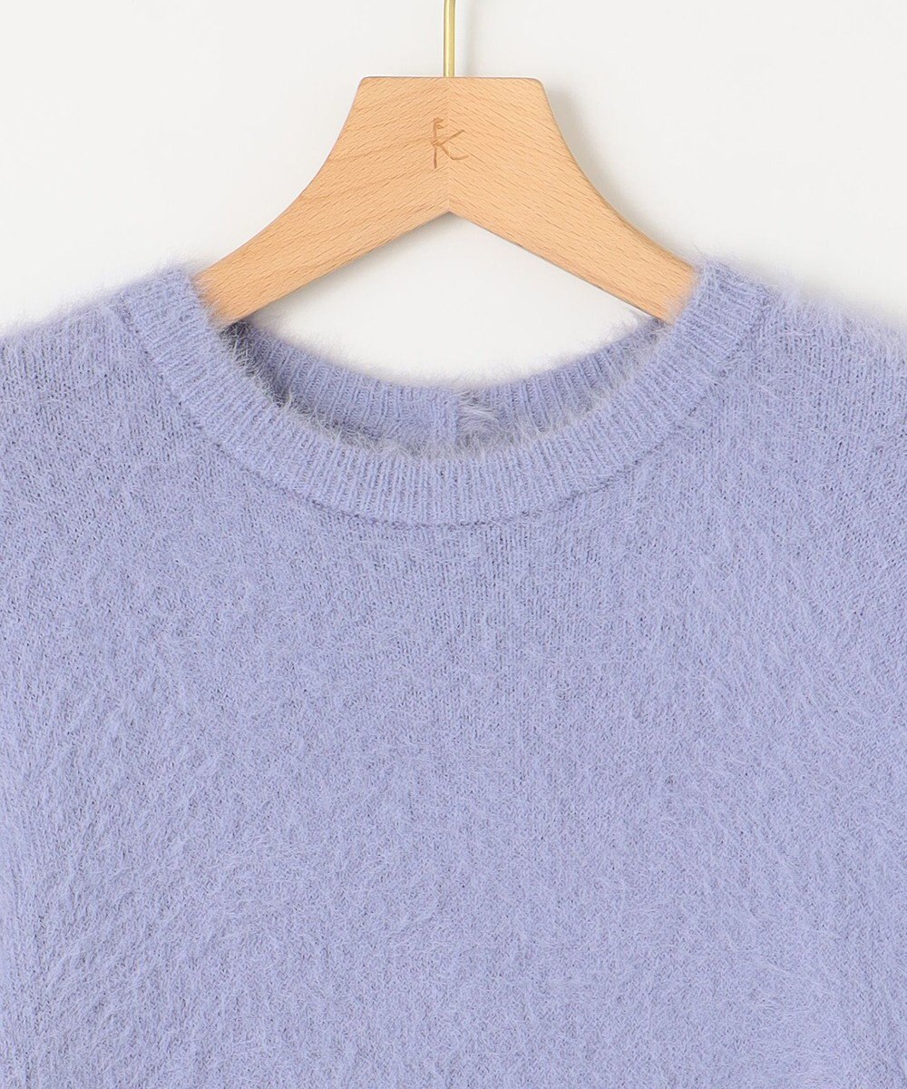 組曲 【前後着用可】2WAYナイロンファー ニット 