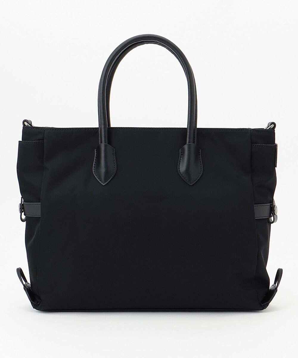 Y'SACCS ナイロン×リサイクルレザー　ホック2WAYトート　Sサイズ 