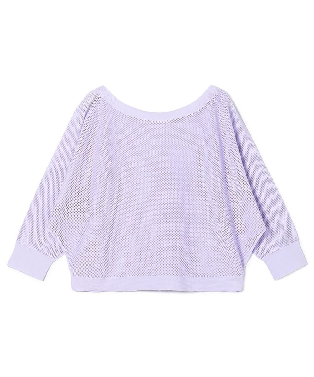 Chacott 【ノーソーイングニット】7分袖メッシュニットTシャツ 