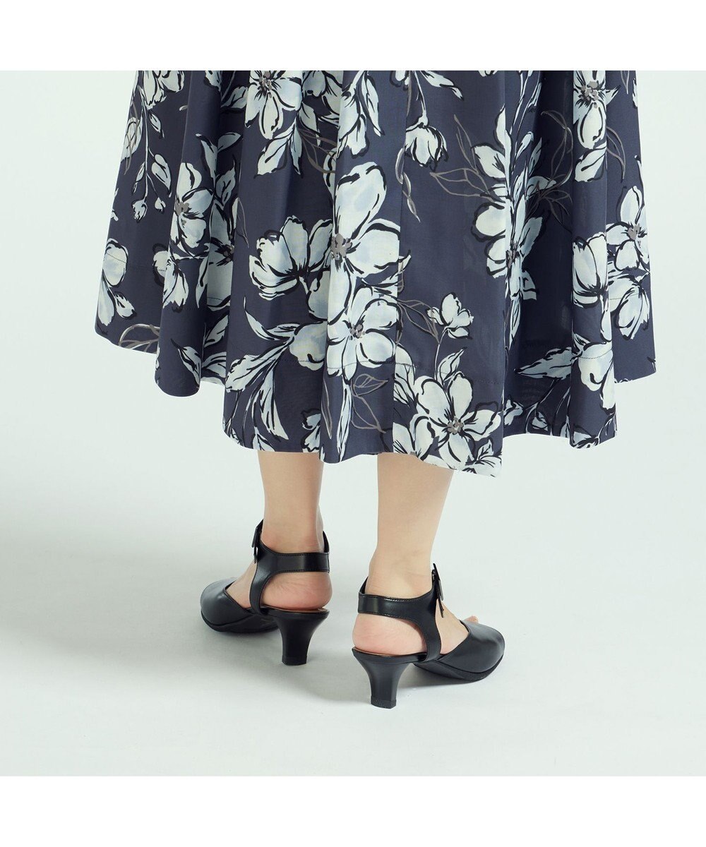 ASICS WALKING ペダラ ヒールサンダル 2E 5.0cmヒール 