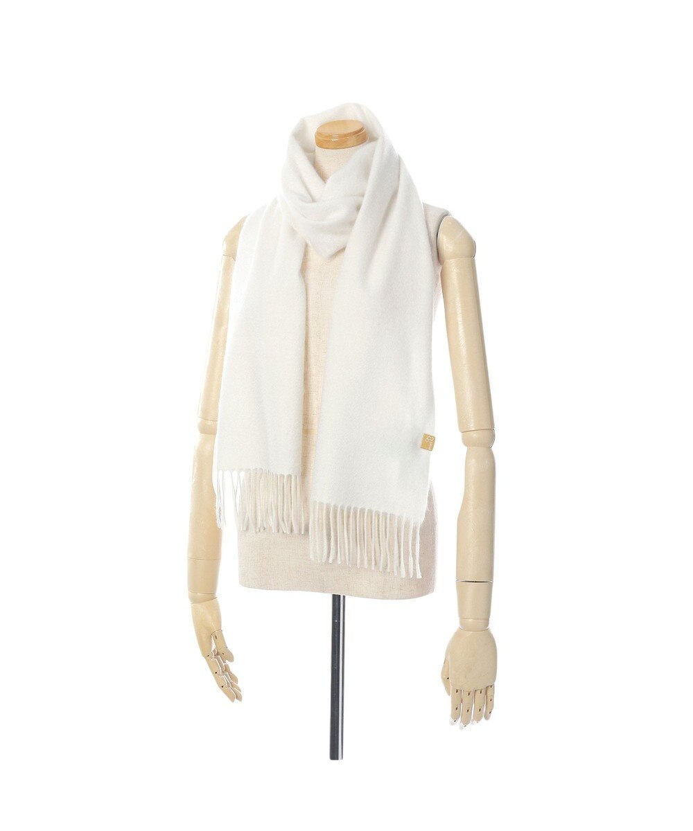 MOONBAT WEB限定【洗える】ミエル (miel) カシミヤ100％ プレーンマフラー 