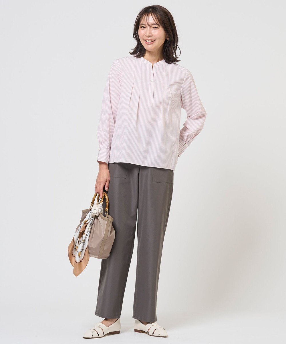 J.PRESS LADIES L 【WEB限定カラーあり】コンパクトエステネージュ スキッパー ブラウス 