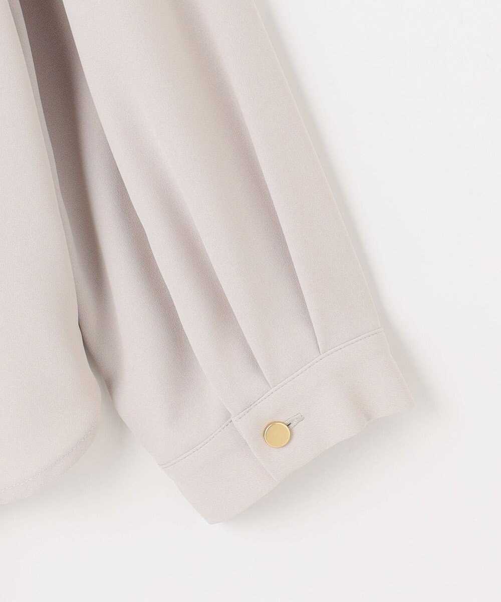 ANY SIS フロントタックバイカラー ブラウス 