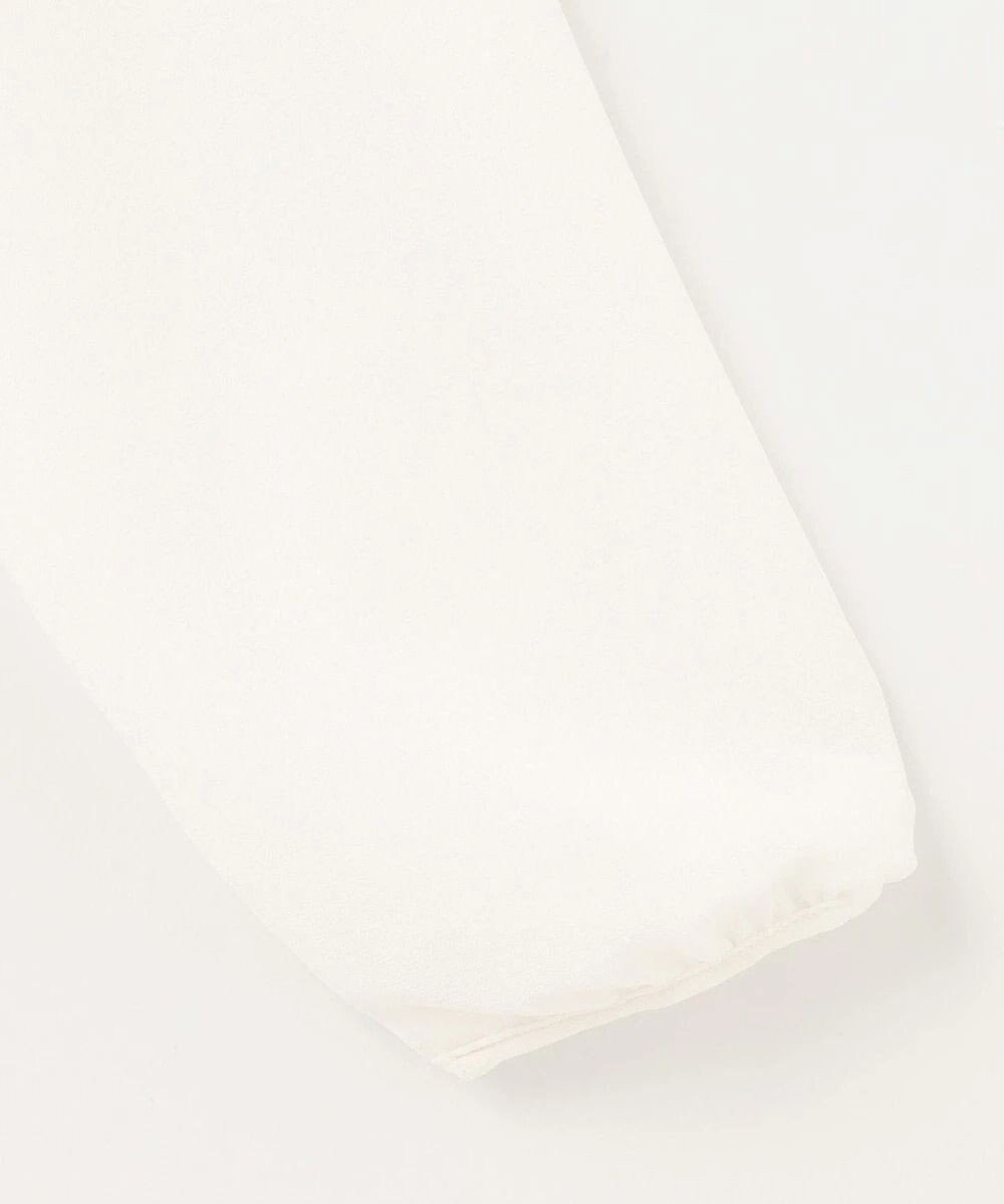 ANY SIS L 【洗える】フロントプリーツシフォンブラウス 