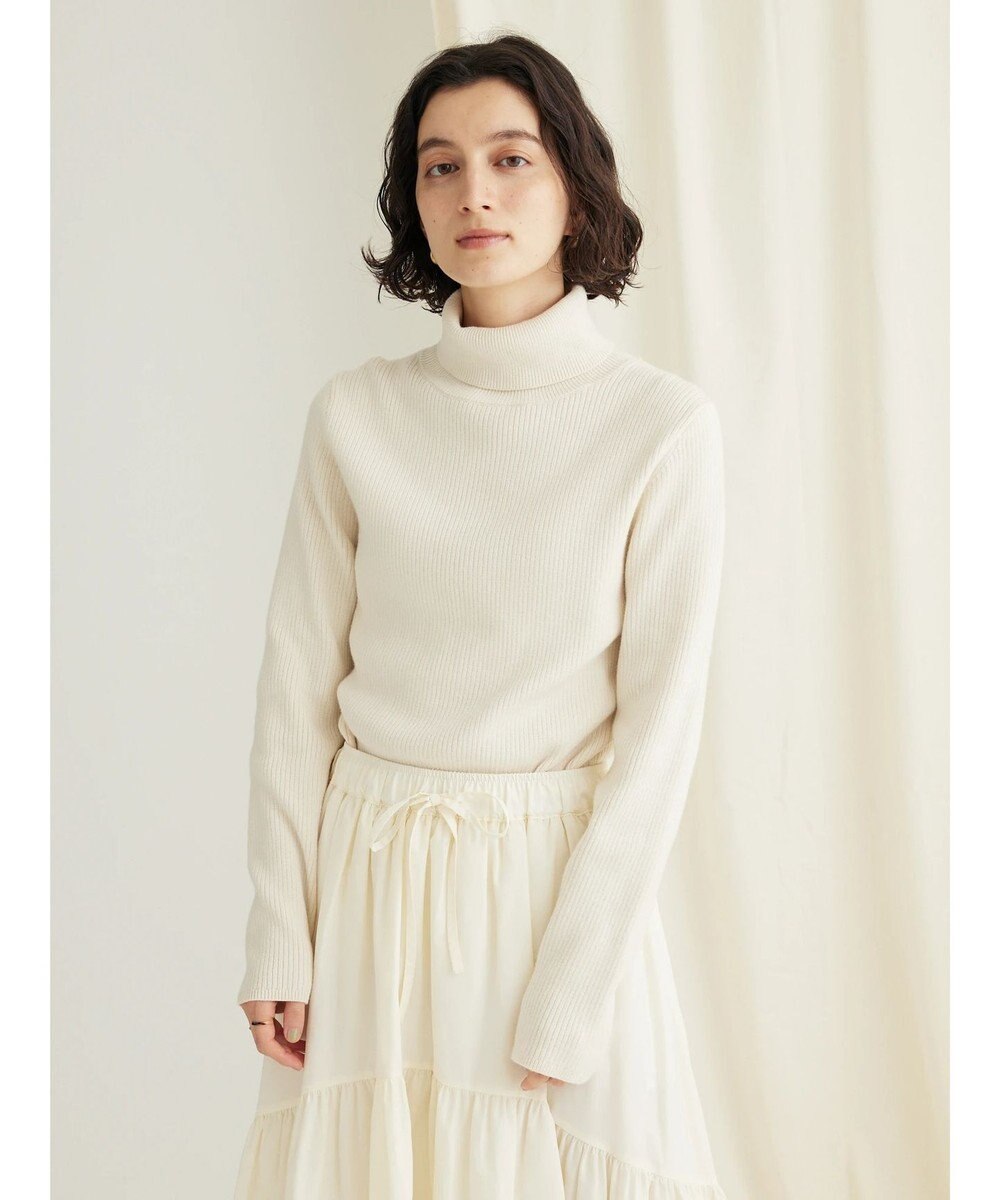 CRAFT STANDARD BOUTIQUE リブタートルネックニットプルオーバー 