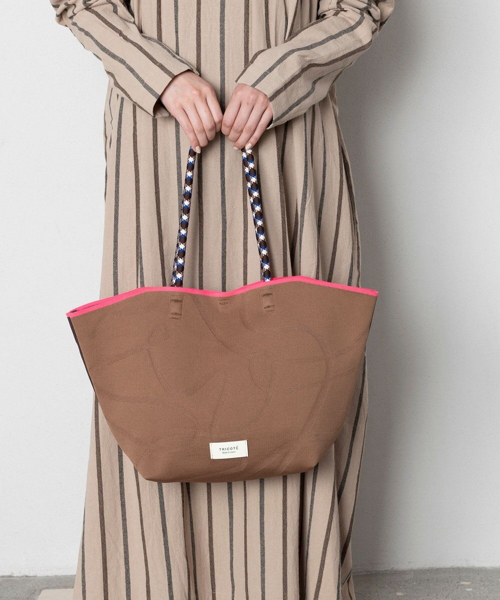 TRICOTE 【軽くて丈夫】バンピーリンクトートバッグ 