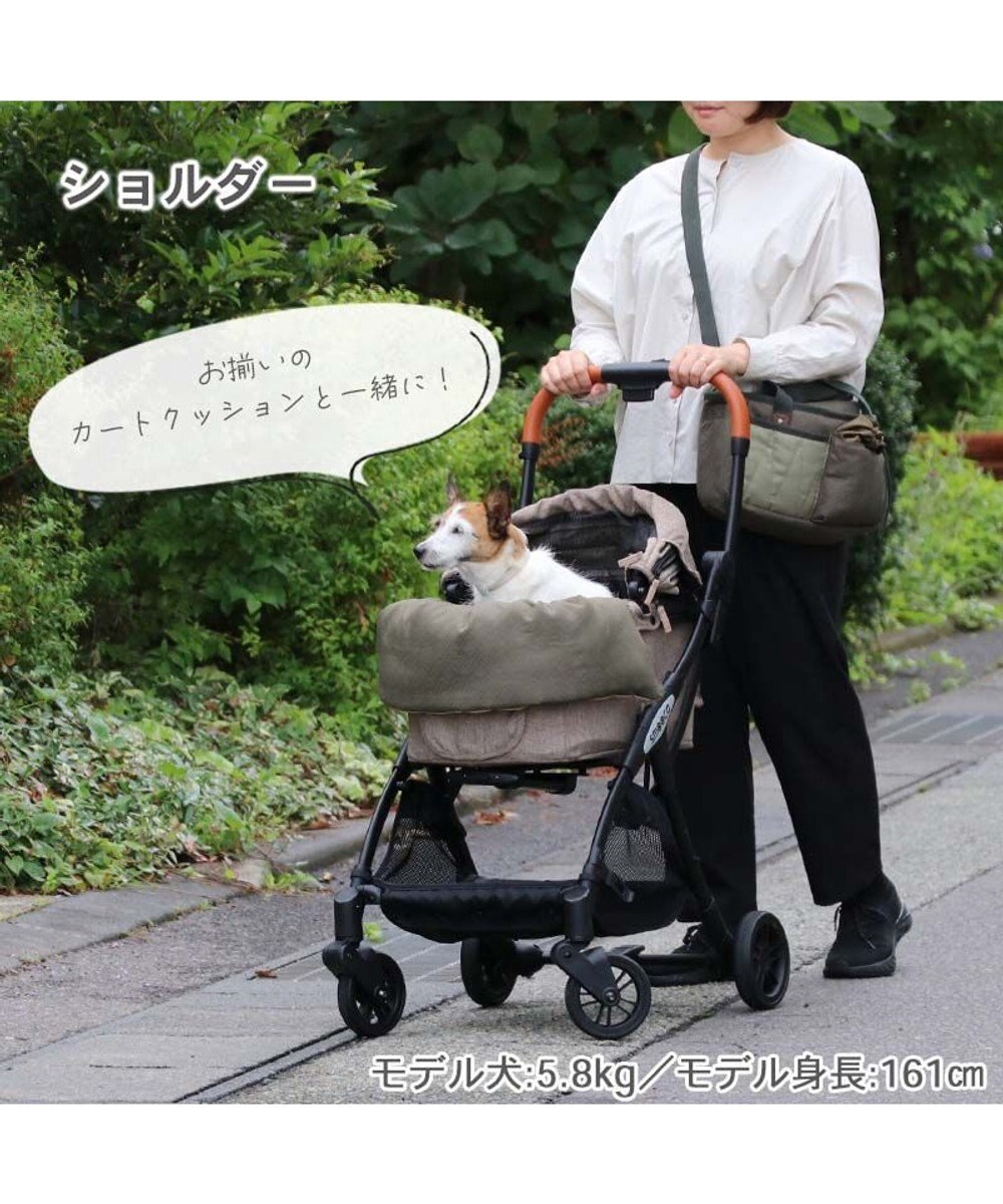 PET PARADISE ペットパラダイス ２Way お散歩 バッグ 《カーキ》 