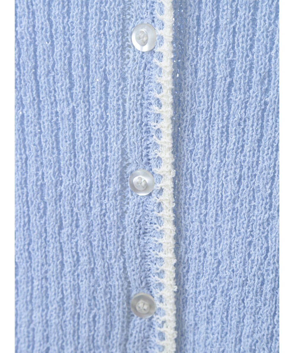 earth music&ecology バイカラーＶネックカーディガン 